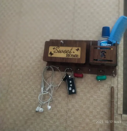 Wooden Mobile and key Holder