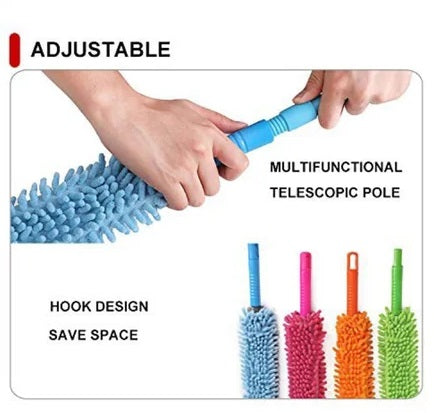 Microfiber Cleaning Duster With Foldable Handle