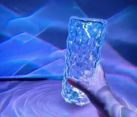 Crystal Lamp 16 Color Changing RGB Touch Lamp