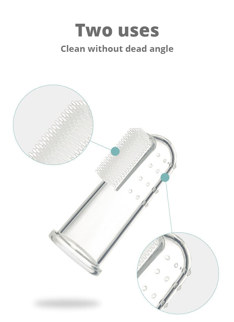 Baby Silicone Finger Toothbrush (Pack Of 2 PCs)