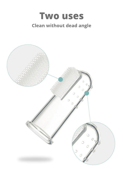Baby Silicone Finger Toothbrush (Pack Of 2 PCs)