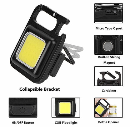 COB Rechargeable Keychain